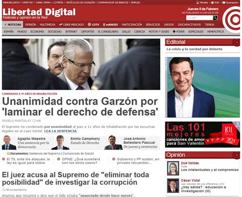 libertad digital portada de hoy